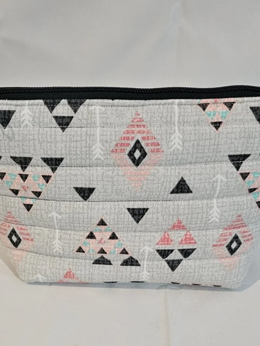 Quilted Makeup Bag - Handmade